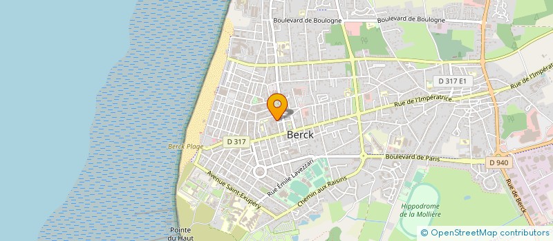 localisation de l'entreprise SCI DE LA POSTE à BERCK
