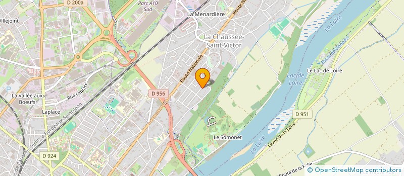 localisation de l'entreprise SCI DE LA POSTE  LA CHAUSSEE SAINT VICTOR