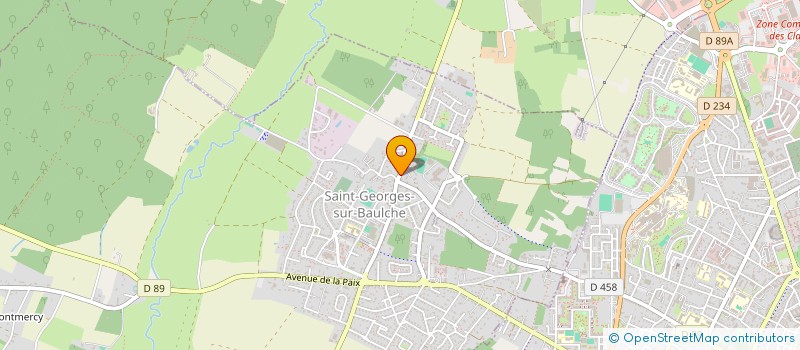 localisation de l'entreprise SCI DE LA POSTE  SAINT-GEORGES-SUR-BAULCHE