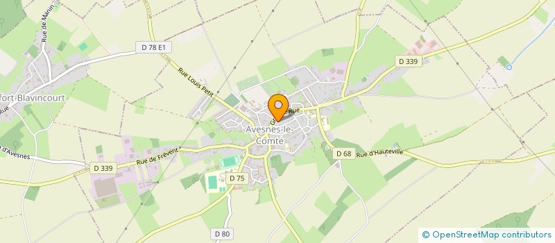 localisation de l'entreprise SCI DE LA POSTE  AVESNES-LE-COMTE