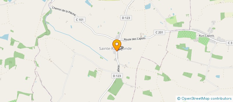 localisation de l'entreprise SCI DE LA POSTE  LA SAUVETAT