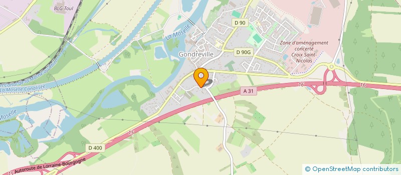 localisation de l'entreprise SCI DE LA POSTE DE VELAINE  BOIS-DE-HAYE