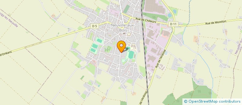 localisation de l'entreprise SCI DE LA POTERIE à NEUVILLE-AUX-BOIS