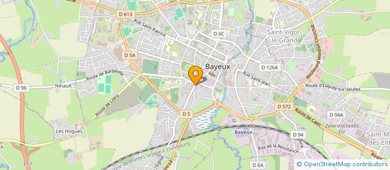 localisation de l'entreprise SCI DE LA POTERIE  BAYEUX