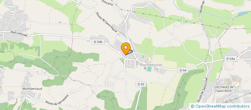 localisation de l'entreprise SCI DE LA POTERIE  ROCHETOIRIN