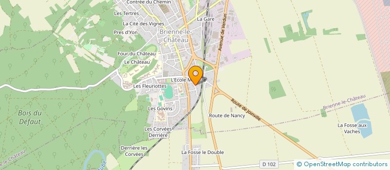 localisation de l'entreprise SCI DE LA POTERIE  BRIENNE-LE-CHATEAU