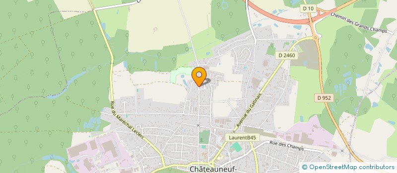 localisation de l'entreprise SCI DE LA POTERIE  CHATEAUNEUF-SUR-LOIRE