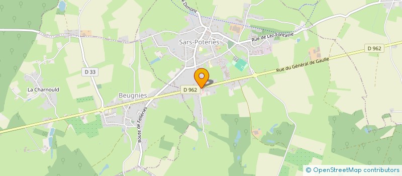 localisation de l'entreprise SCI DE LA POTERIE  SARS-POTERIES