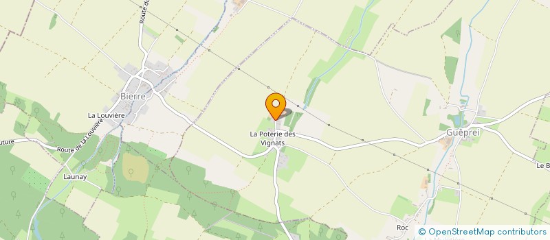 localisation de l'entreprise SCI DE LA POTERIE DES VIGNATS à GUEPREI