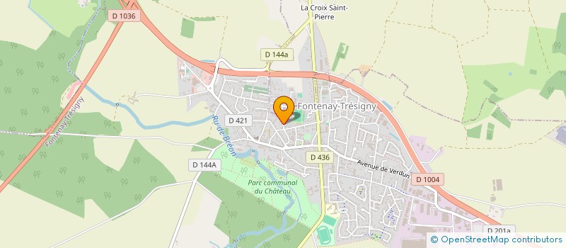 localisation de l'entreprise SCI DE LA POTERNE  FONTENAY-TRESIGNY