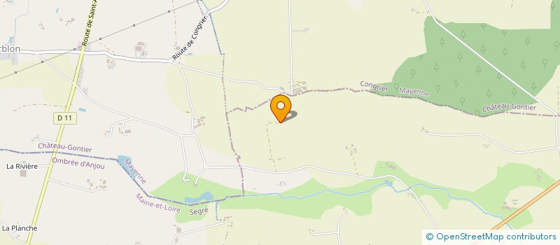 localisation de l'entreprise SCI DE LA POUCQUERAIE à OMBREE D'ANJOU