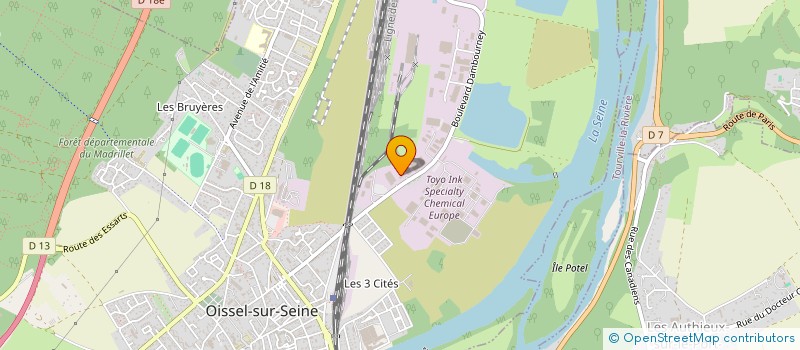 localisation de l'entreprise SCI DE LA POUDRIERE  OISSEL