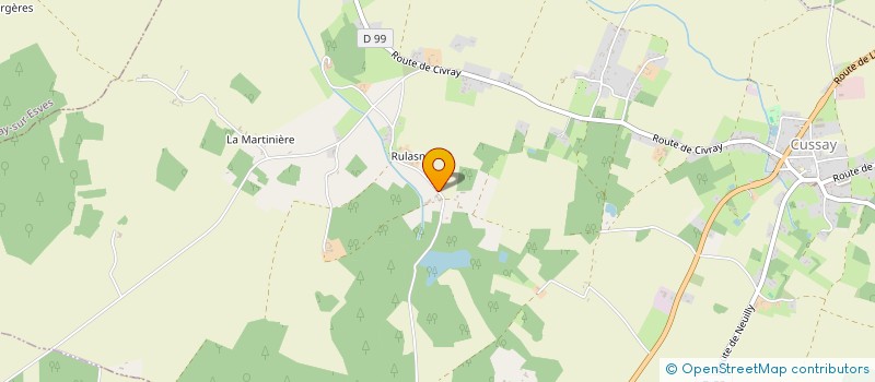 localisation de l'entreprise SCI DE LA POUGE  CUSSAY