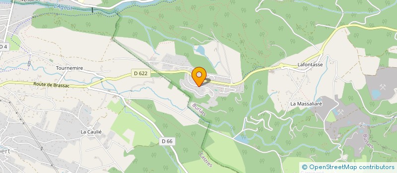 localisation de l'entreprise SCI DE LA POULARIE  CASTRES