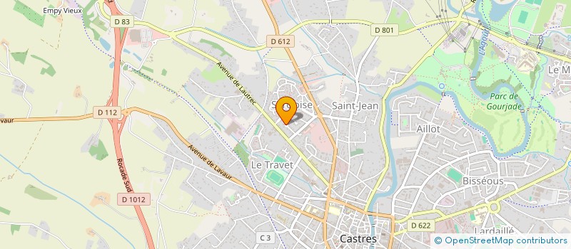 localisation de l'entreprise SCI DE LA PRADE  CASTRES