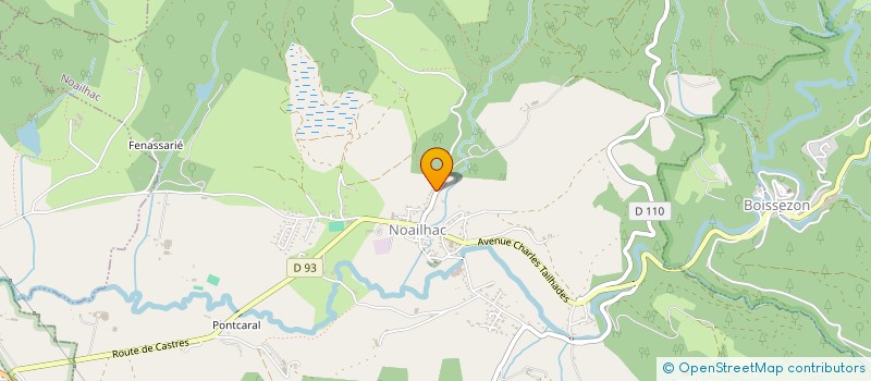 localisation de l'entreprise SCI DE LA PRADE  NOAILHAC