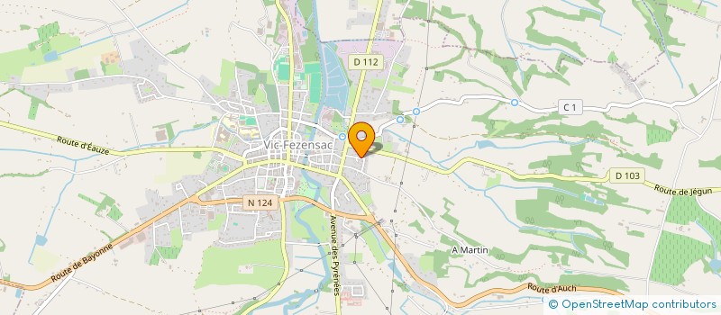 localisation de l'entreprise SCI DE LA PRADETTE à VIC-FEZENSAC