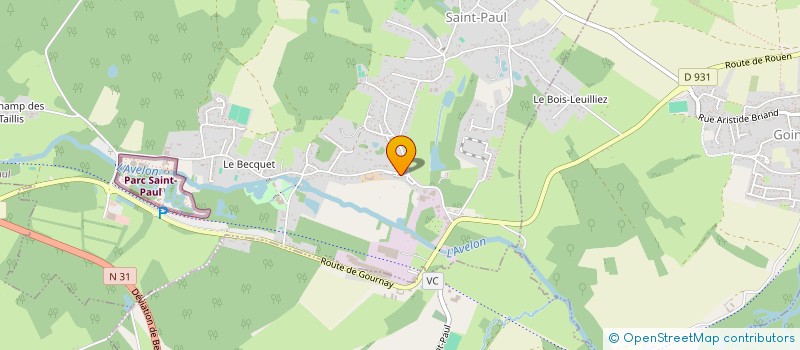 localisation de l'entreprise SCI DE LA PRAIRIE  LACHAPELLE-AUX-POTS