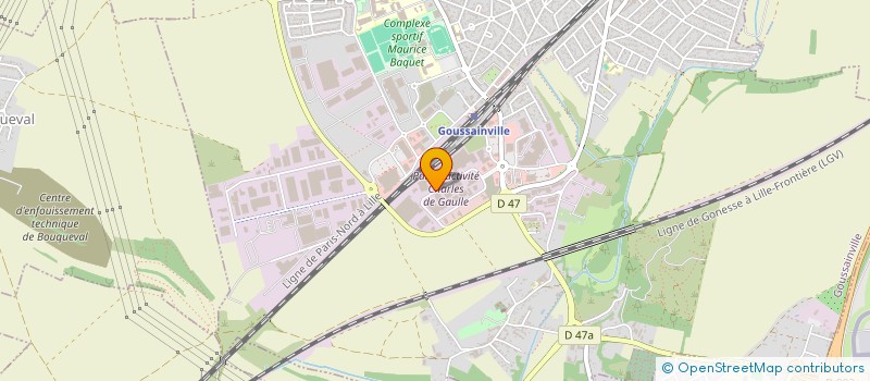 localisation de l'entreprise SCI DE LA PRAIRIE à GOUSSAINVILLE