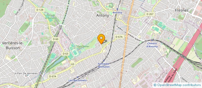 localisation de l'entreprise SCI DE LA PRAIRIE à ANTONY