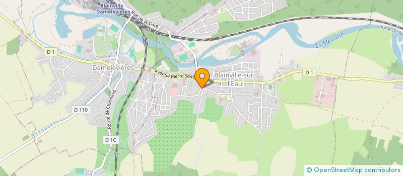 localisation de l'entreprise SCI DE LA PRAIRIE  BLAINVILLE-SUR-L'EAU