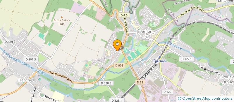 localisation de l'entreprise SCI DE LA PRAIRIE à EPERNON