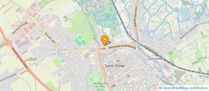 localisation de l'entreprise SCI DE LA PRAIRIE  SAINT-OMER