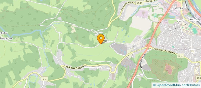 localisation de l'entreprise SCI DE LA PRAIRIE DE HELLET  SAINT-NABORD