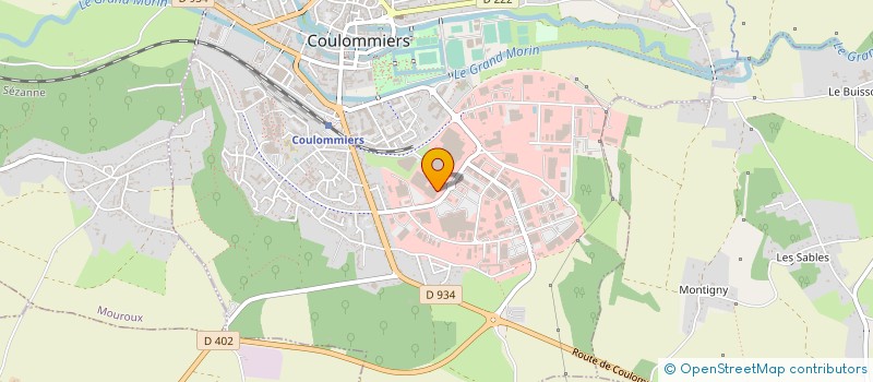 localisation de l'entreprise SCI DE LA PRAIRIE DE SAINT PIERRE à COULOMMIERS