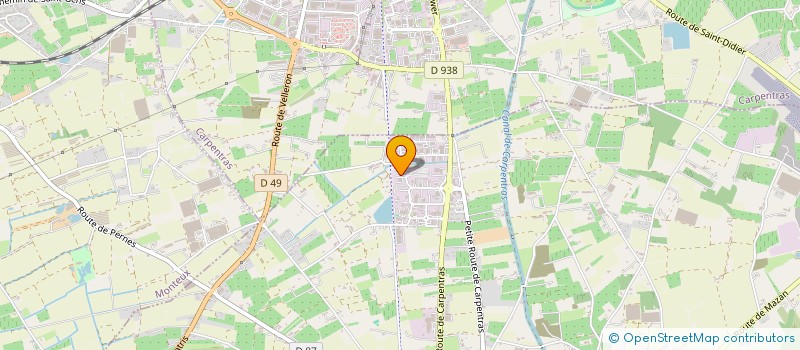 localisation de l'entreprise SCI DE LA PRATE  PERNES-LES-FONTAINES