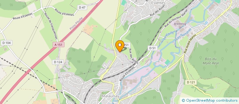 localisation de l'entreprise SCI DE LA PREBATINE  ESLETTES