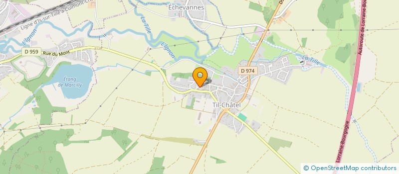 localisation de l'entreprise SCI DE LA PREE  TIL-CHATEL