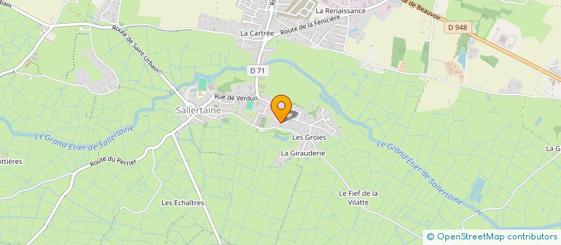 localisation de l'entreprise SCI DE LA PREE à CHALLANS