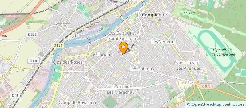 localisation de l'entreprise SCI DE LA PREE  COMPIEGNE