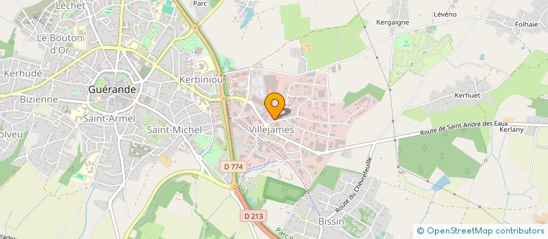 localisation de l'entreprise SCI DE LA PREE NEUVE  GUERANDE