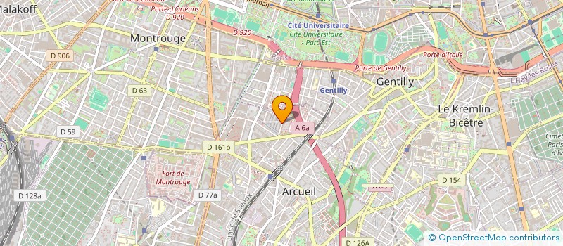 localisation de l'entreprise SCI DE LA PREMIERE CHANCE à ARCUEIL