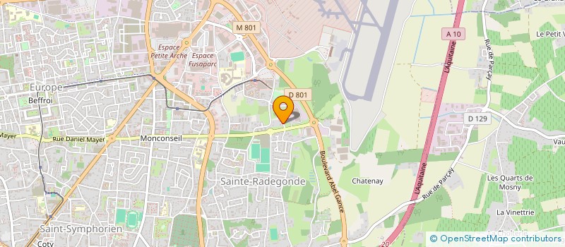 localisation de l'entreprise SCI DE LA PRESLE  TOURS