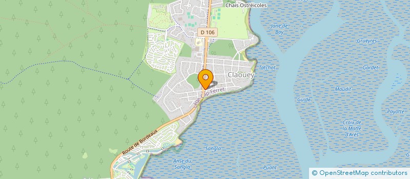 localisation de l'entreprise SCI DE LA PRESQU'ILE à LEGE-CAP-FERRET