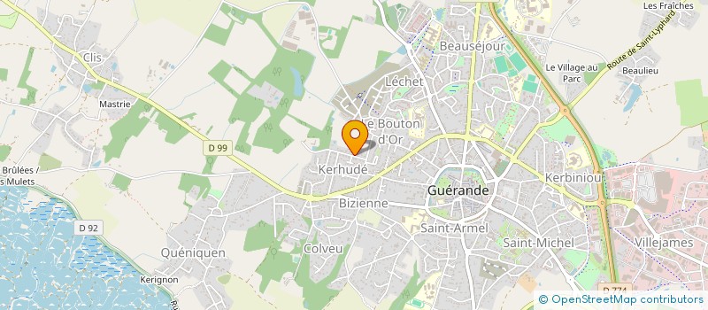 localisation de l'entreprise SCI DE LA PRESQU ILE  GUERANDE
