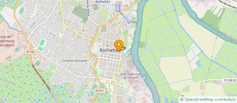 localisation de l'entreprise SCI DE LA PRESQU'ILE  ROCHEFORT