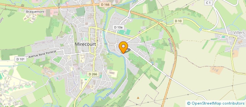 localisation de l'entreprise SCI DE LA PRESQU'ILE  MIRECOURT