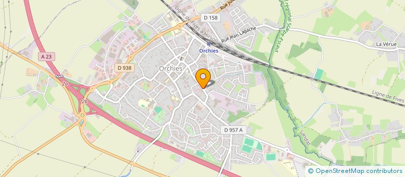 localisation de l'entreprise SCI DE LA PRESSE  ORCHIES