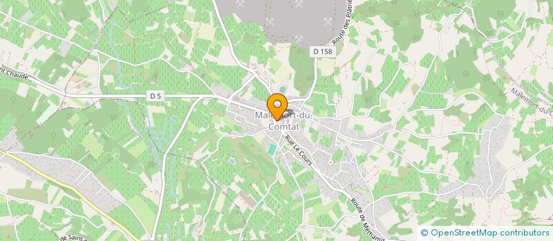 localisation de l'entreprise SCI DE LA PREVOTE  MALEMORT-DU-COMTAT