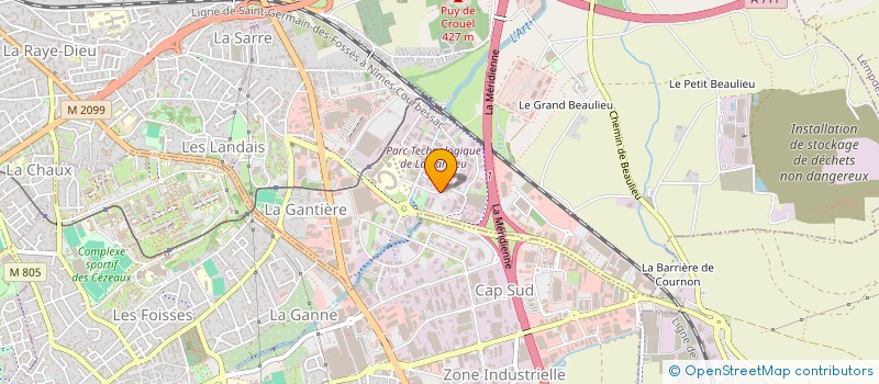 localisation de l'entreprise SCI DE LA PROFESSION COMPTABLE  CLERMONT-FERRAND