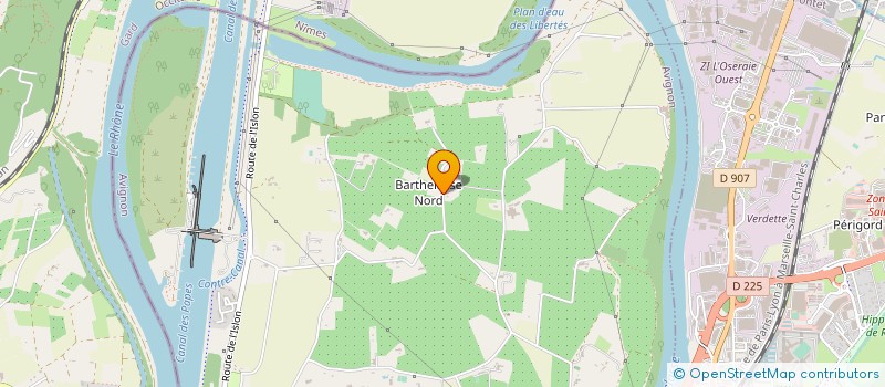 localisation de l'entreprise SCI DE LA PROJETTE  AVIGNON