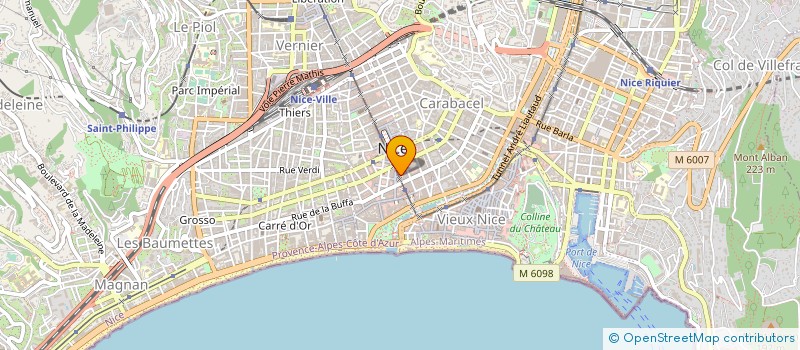 localisation de l'entreprise SCI DE LA PROMENADE à NICE