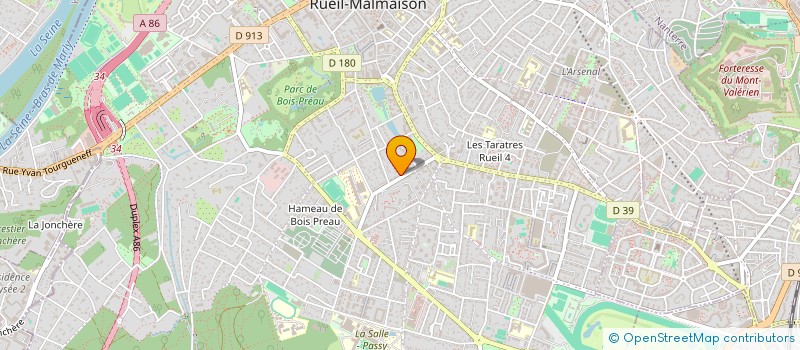 localisation de l'entreprise SCI DE LA PROMENADE à RUEIL MALMAISON