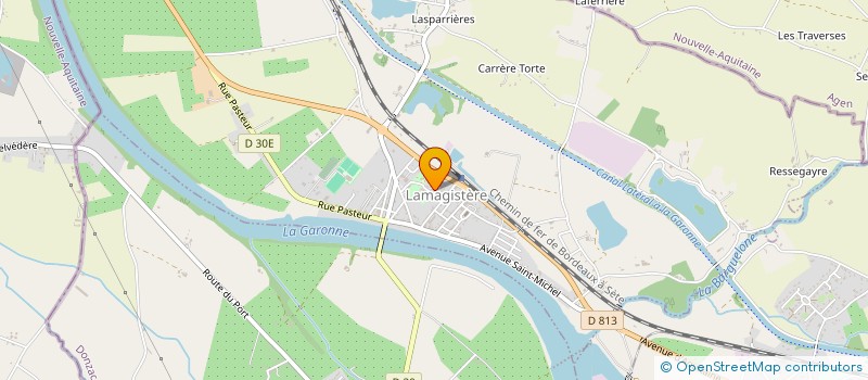 localisation de l'entreprise SCI DE LA PROPRIETE DES RELIGIEUSES à LAMAGISTERE