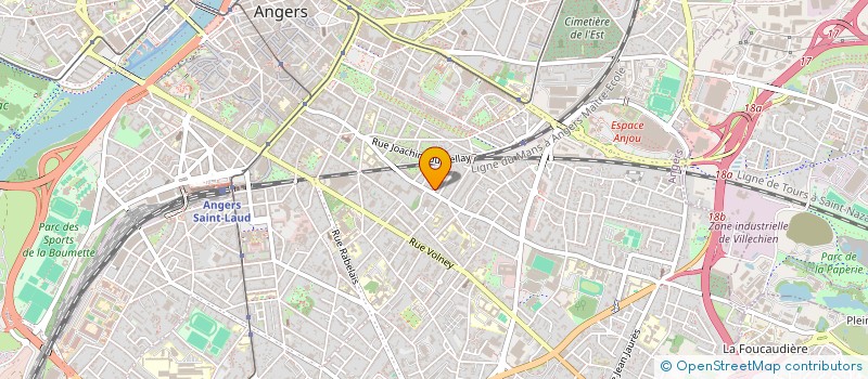 localisation de l'entreprise SCI DE LA PROVIDENCE à ANGERS