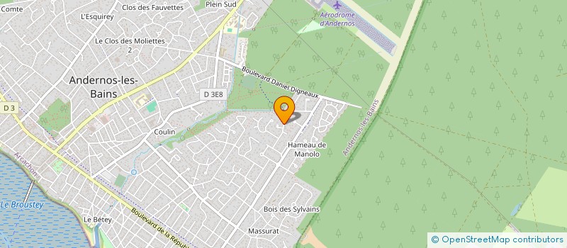localisation de l'entreprise SCI DE LA PRUNE  ANDERNOS-LES-BAINS